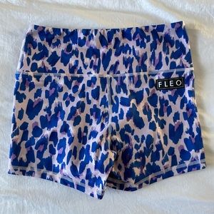 Fleo Power High Rise Shorts Violet Escape Medium